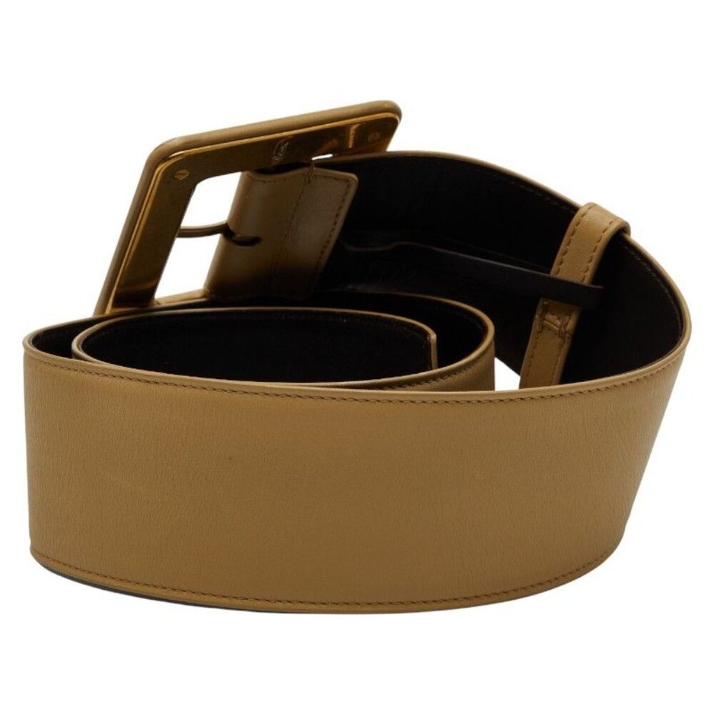 Saint Laurent Belt Size 80 32 Beige Leather - Picture 3 of 6
